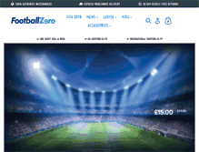 Tablet Screenshot of footballzero.com